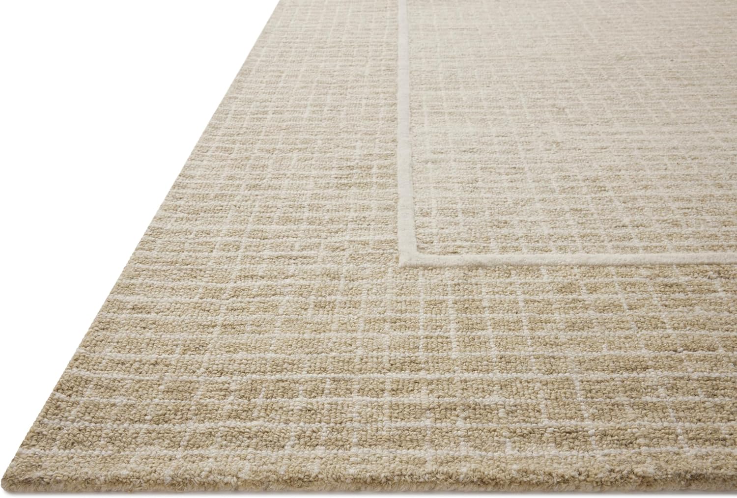 3'6" x 5'6" Accent Rug - Wheat & Ivory