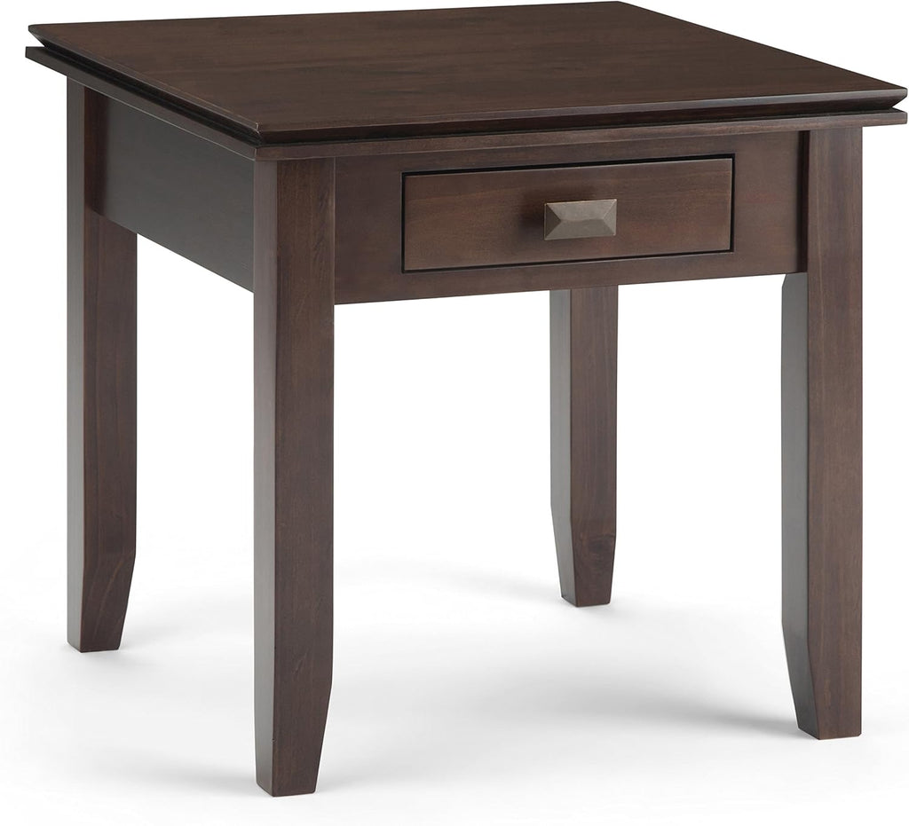 Solid Wood 21" Square End Table