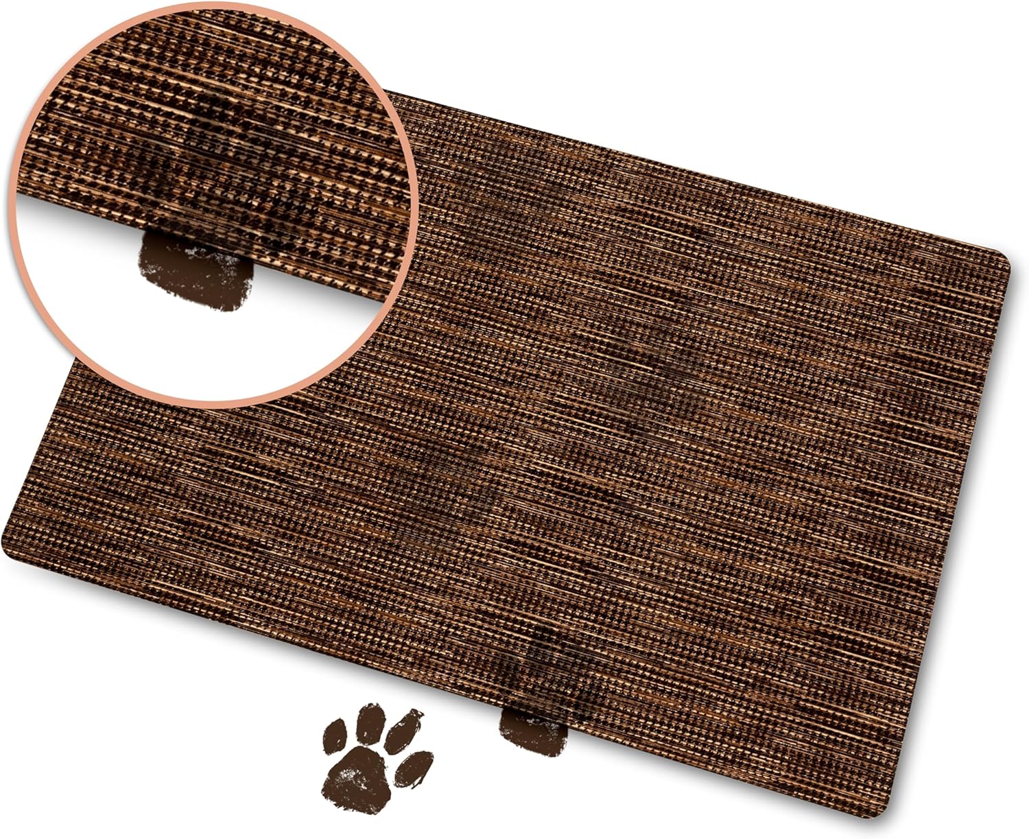 Houndstooth Utility Kitchen Mat 24"x35"