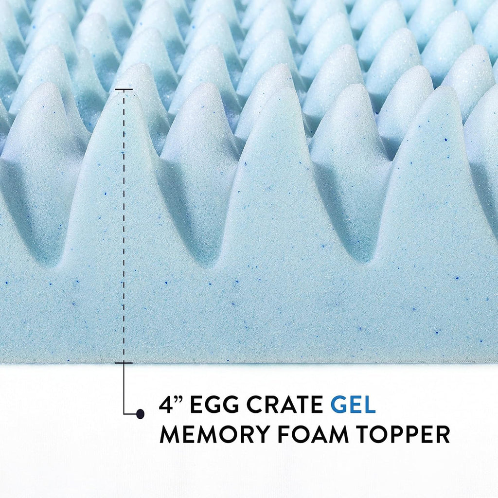 King Mattress Topper with Cooling Gel