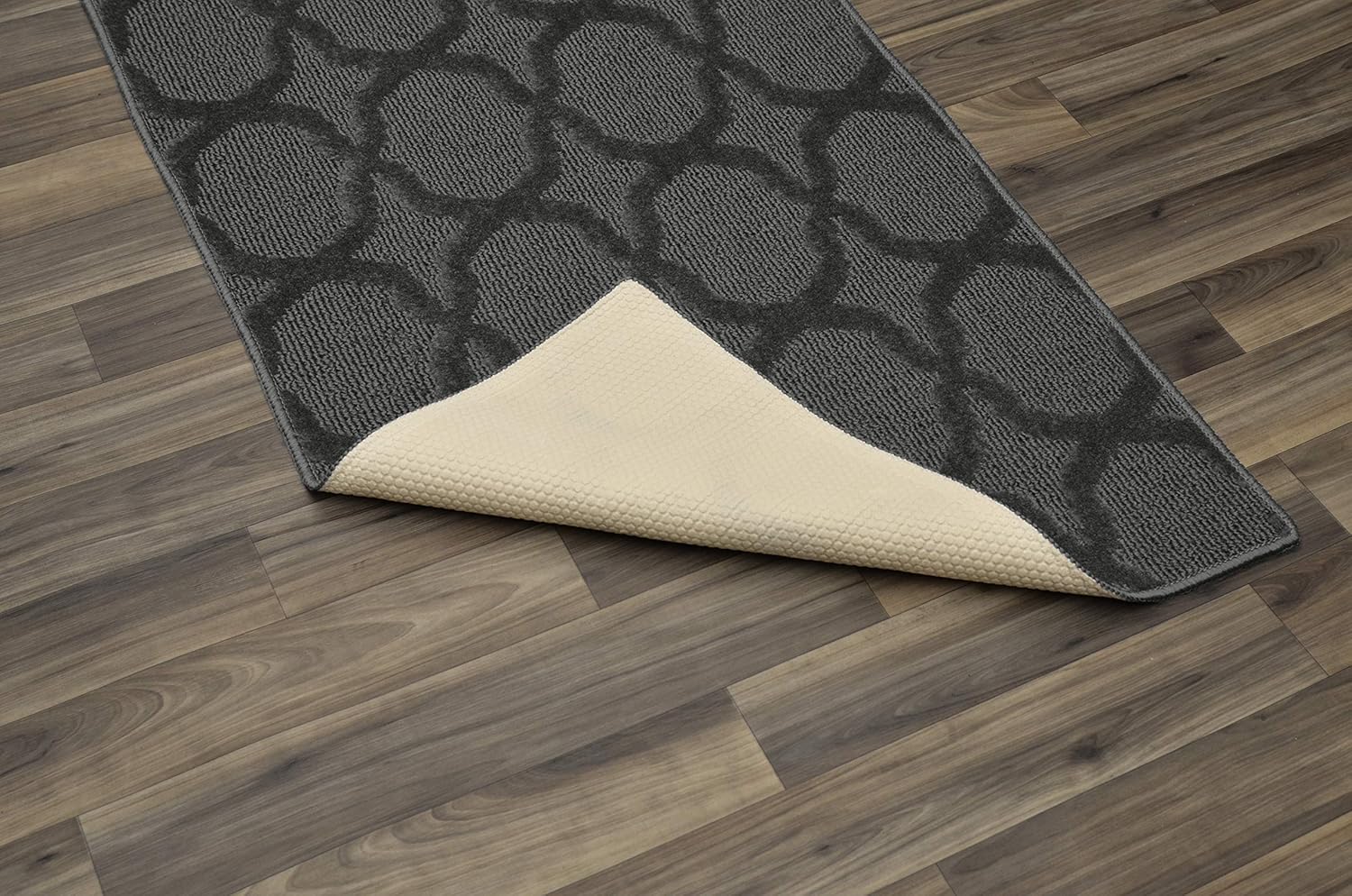 2x12 Cinder Gray Non-Slip Rug