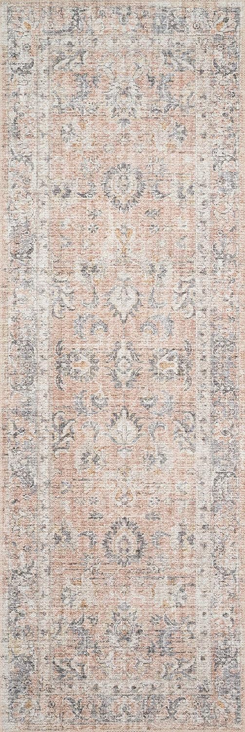 Blush/Grey Area Rug 9' x 12'