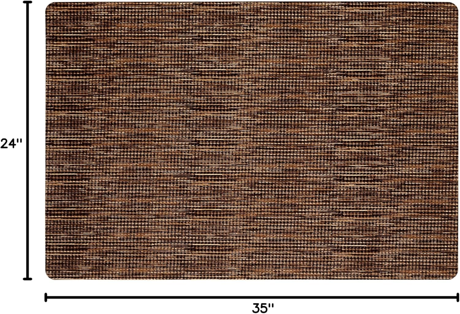 Houndstooth Utility Kitchen Mat 24"x35"