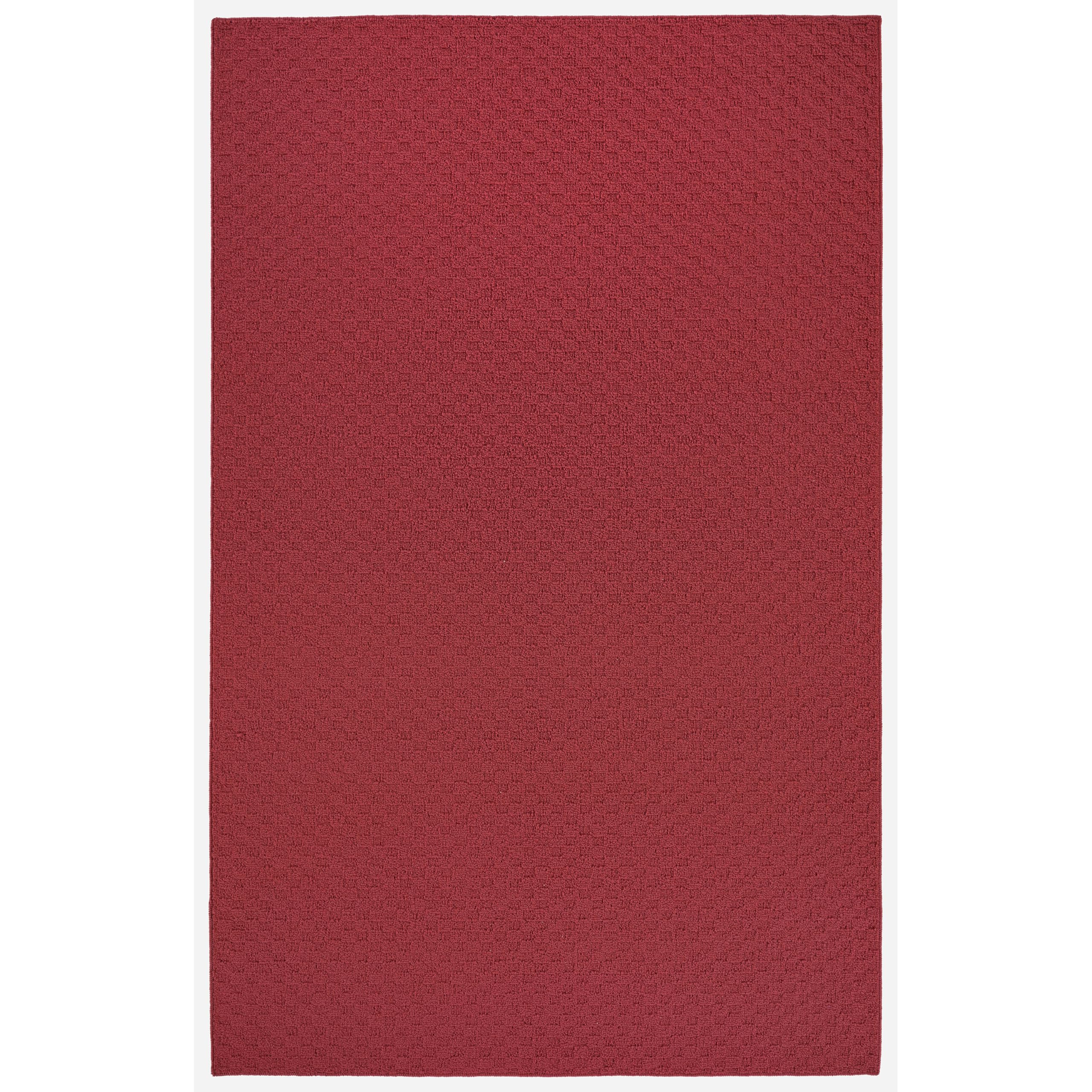 9' x 12' Chili Pepper Red Area Rug