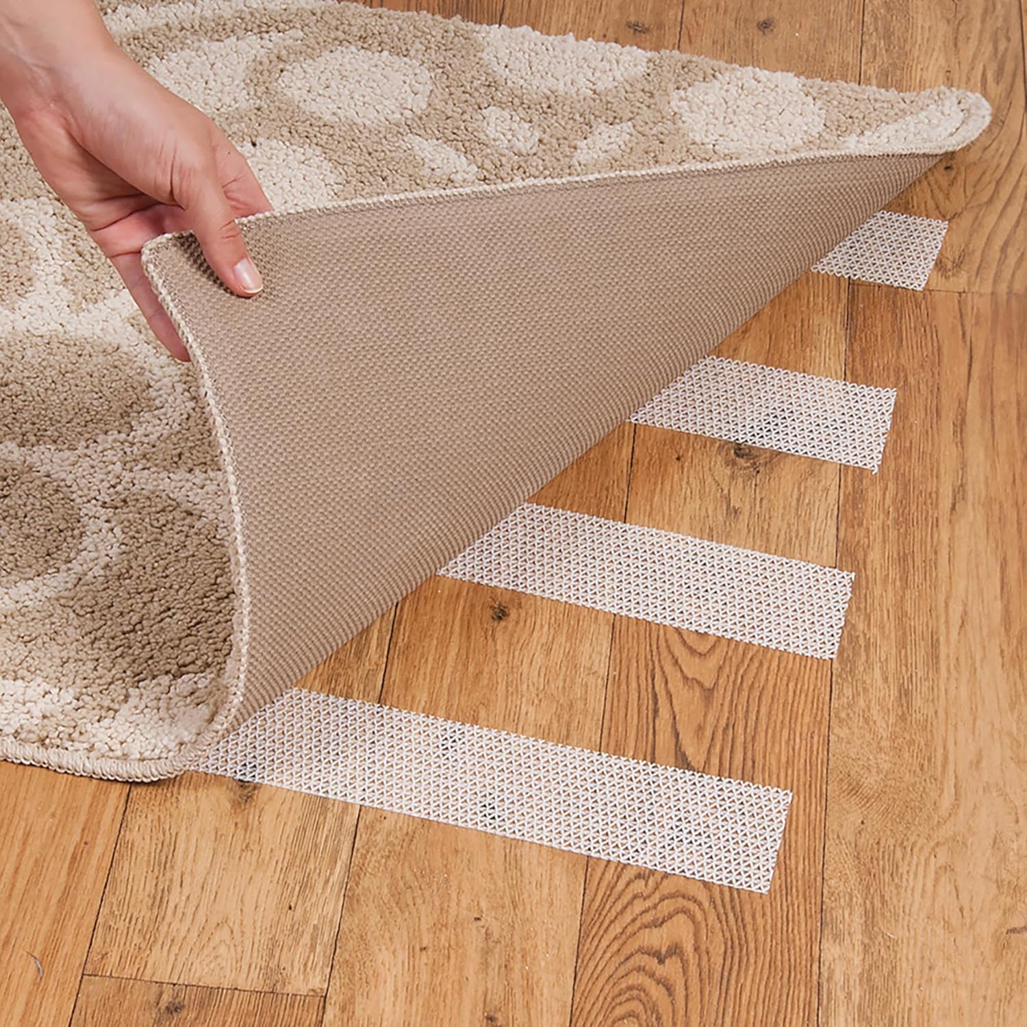 Indoor Anti-Slip Rug Gripper Tape 2-1/2” x 25 ft