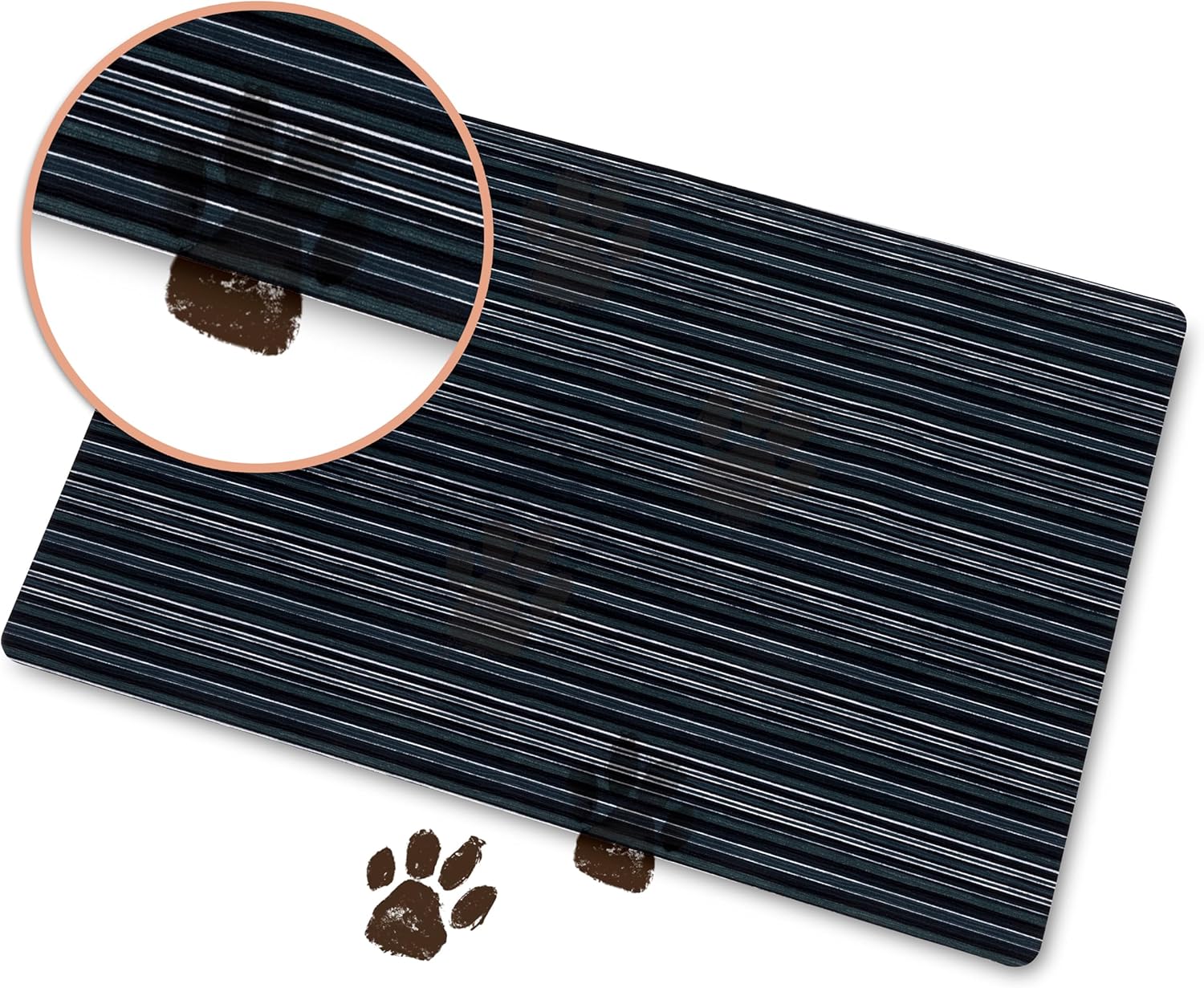 Smooth Step Striped Kitchen Mat 24"x35"