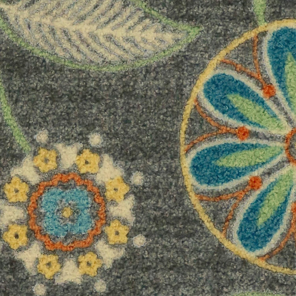 Floral Runner Rug 2'x6' Non-Slip