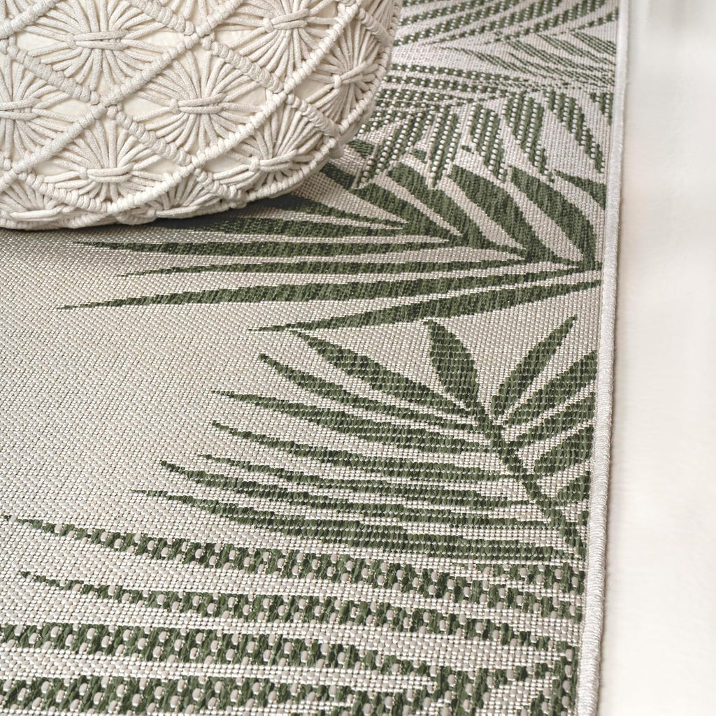 3x5 Palm Frond Indoor/Outdoor Area Rug