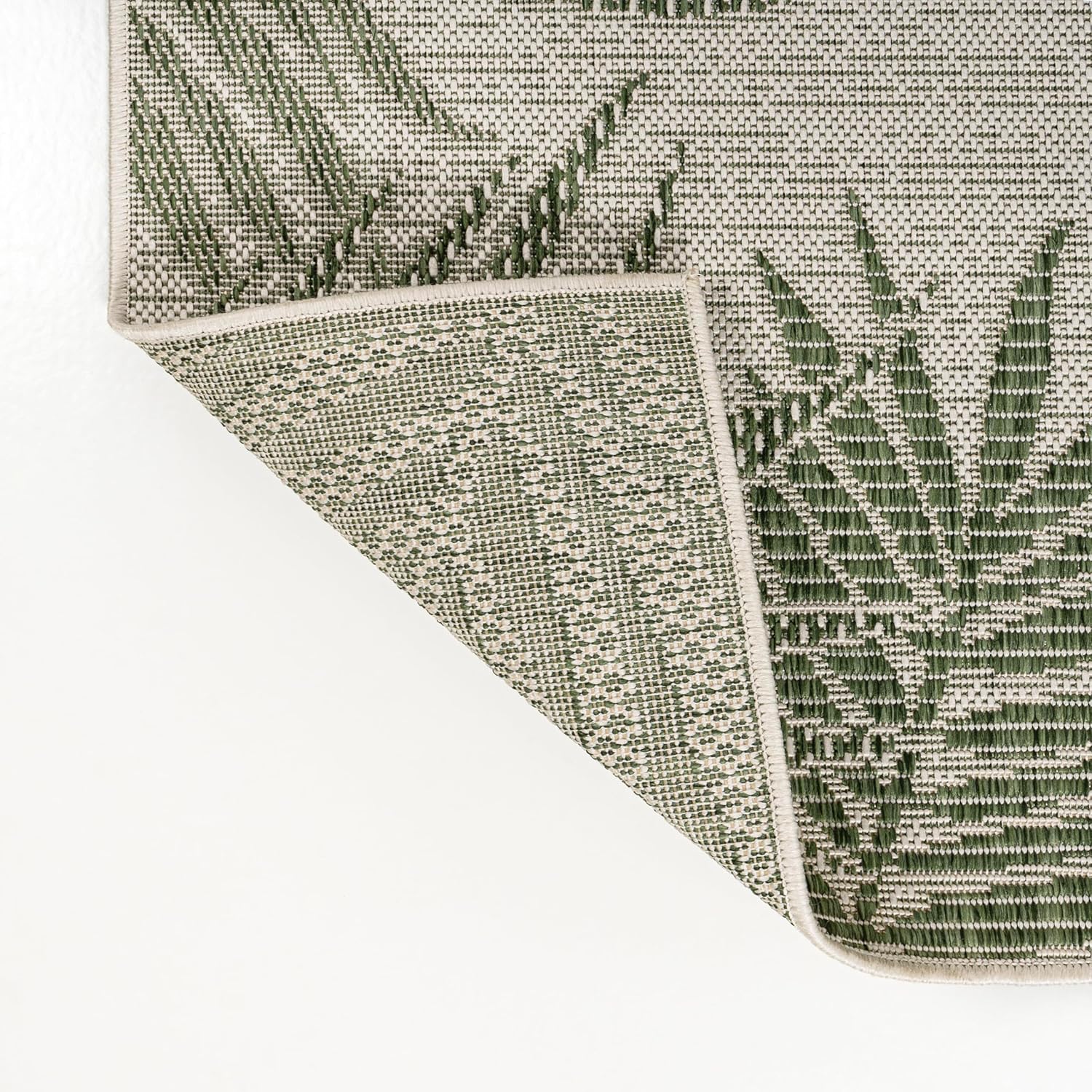 3x5 Palm Frond Indoor/Outdoor Area Rug