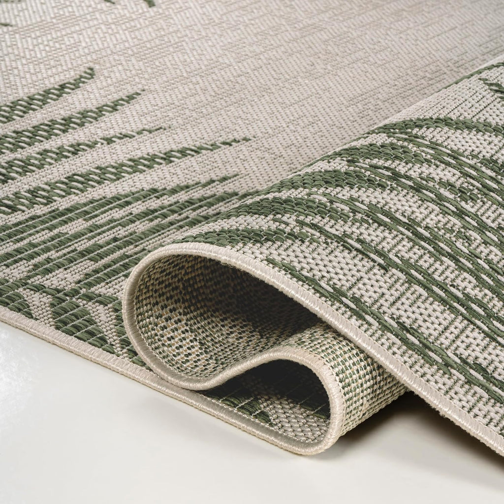 3x5 Palm Frond Indoor/Outdoor Area Rug