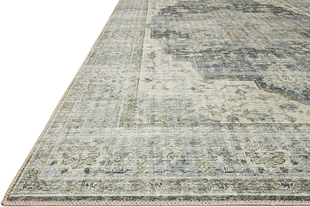 2'x5' Charcoal/Dove Accent Rug