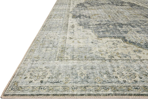 2'x5' Charcoal/Dove Accent Rug