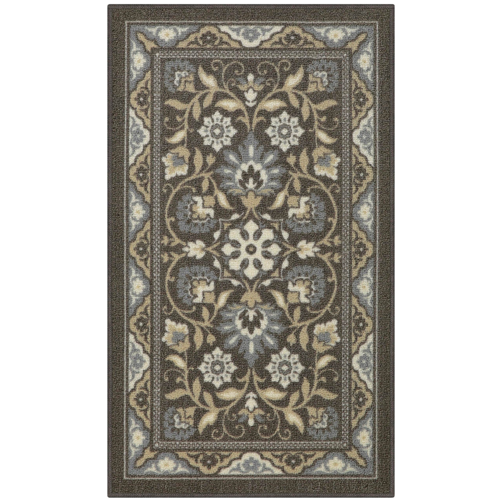 Light Brown Washable Kitchen Rug 1'8 x 2'10