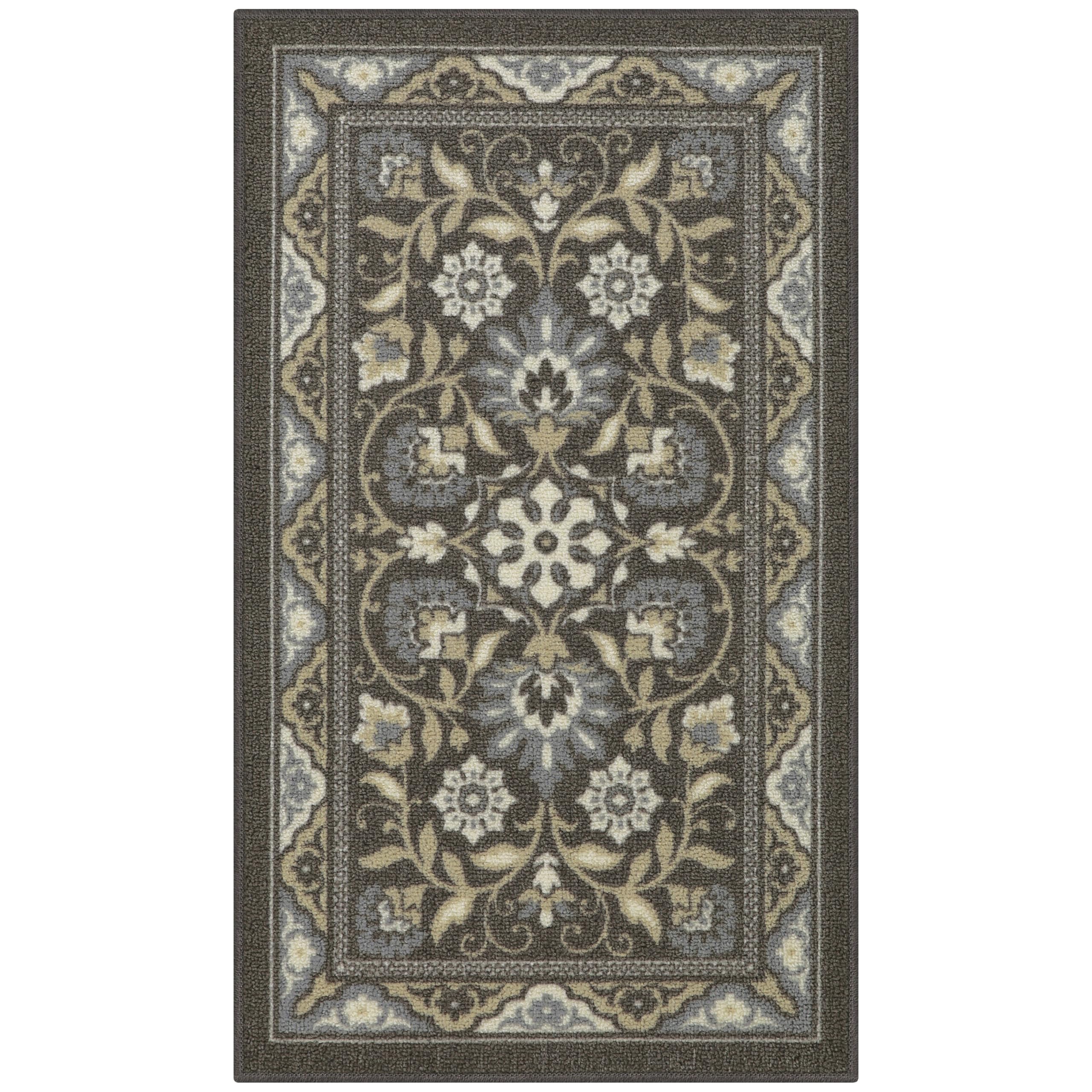 Light Brown Washable Kitchen Rug 1'8 x 2'10