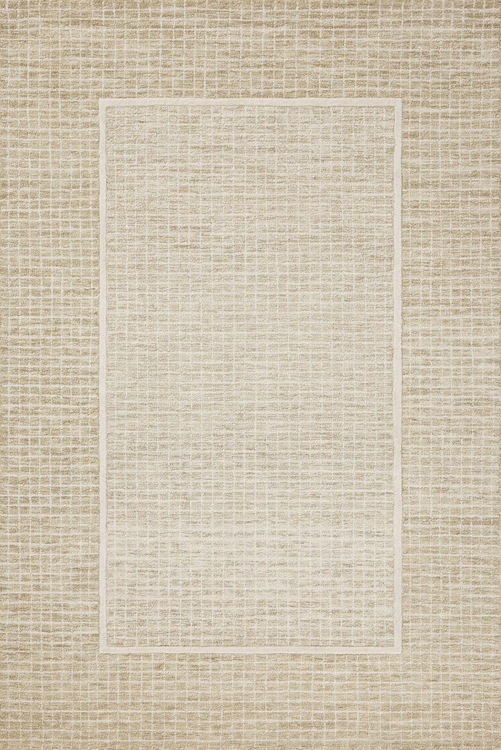 3'6" x 5'6" Accent Rug - Wheat & Ivory