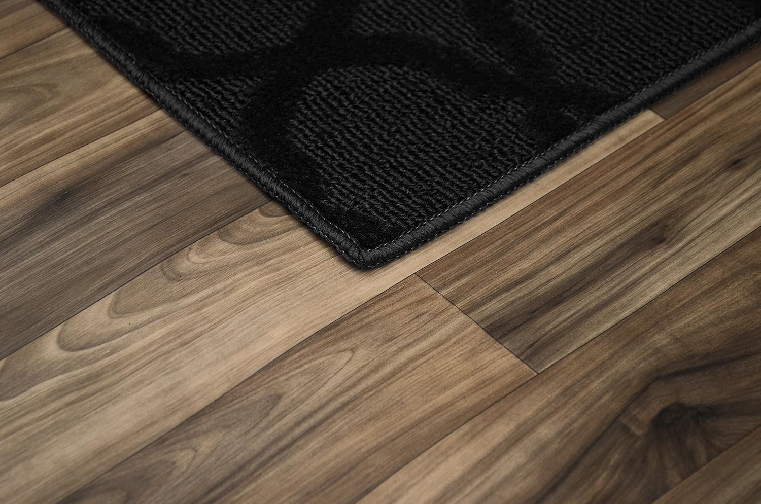 Black 4' x 6' Non-Slip Area Rug