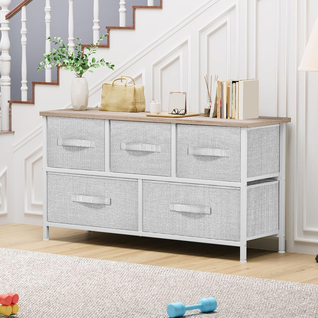 5-Drawer Fabric Storage Dresser