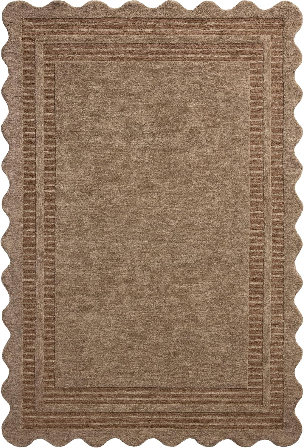 5' x 7'6" Area Rug in Mocha/Clay