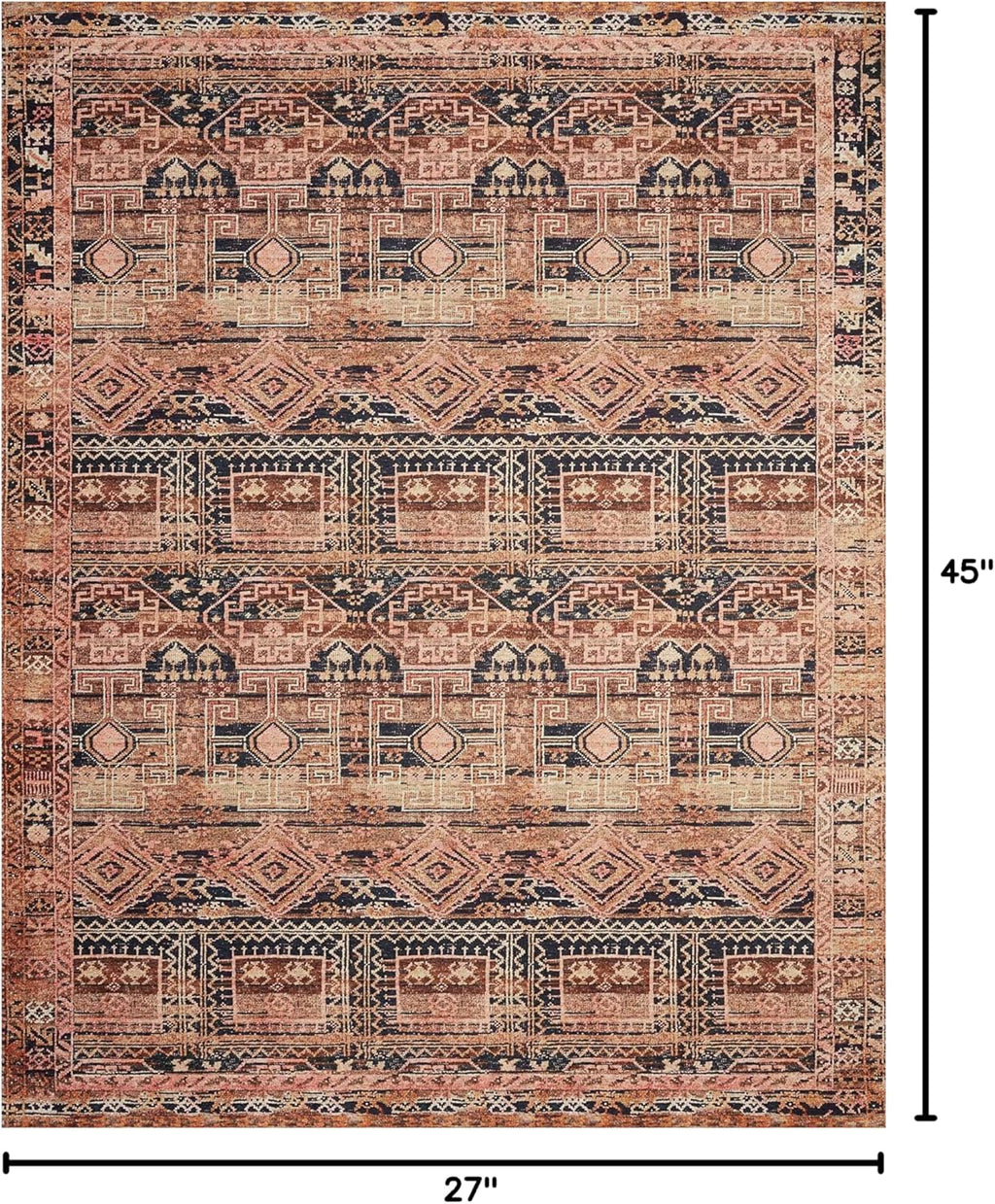 Vintage Inspired Accent Rug 2'3" x 3'9"