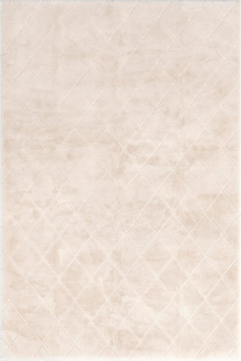 5' x 8' Plush Area Rug - Beige