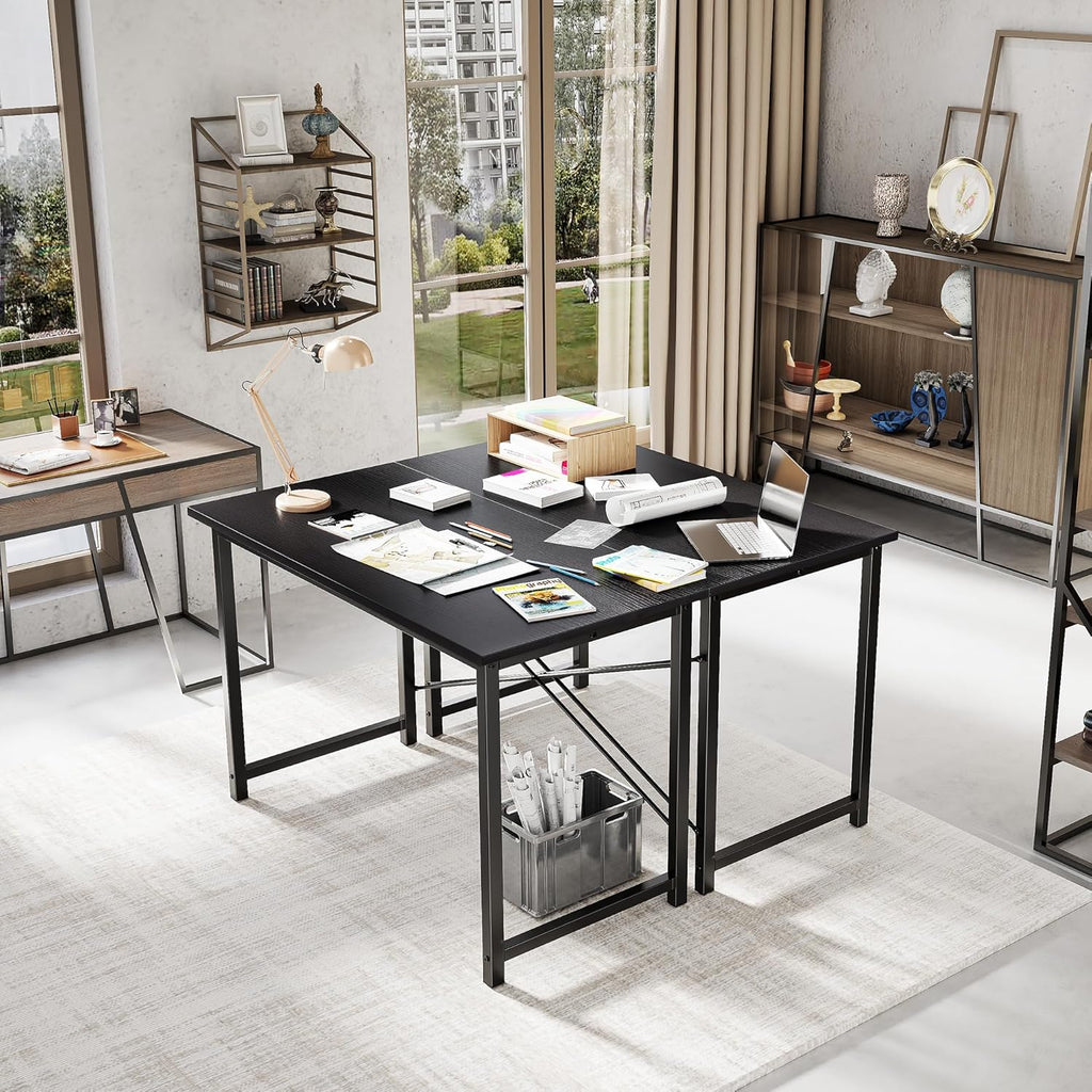 Small Office Desk with Storage and Hook