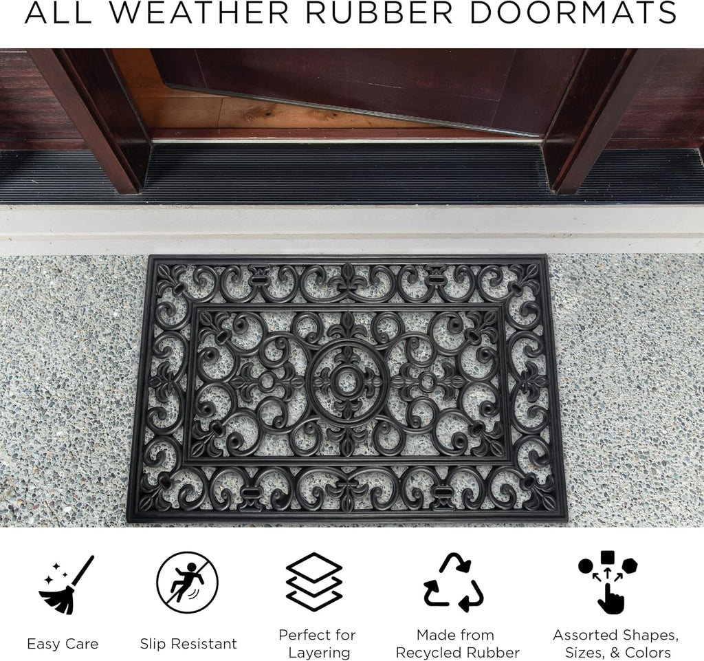 All-Weather Rubber Doormat 24"x36"