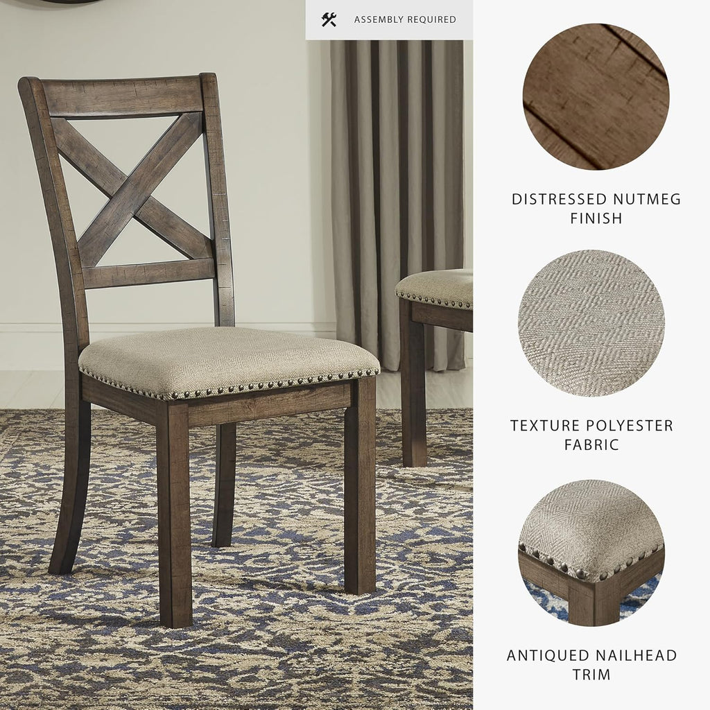 Pair of 19" Upholstered Dining Chairs