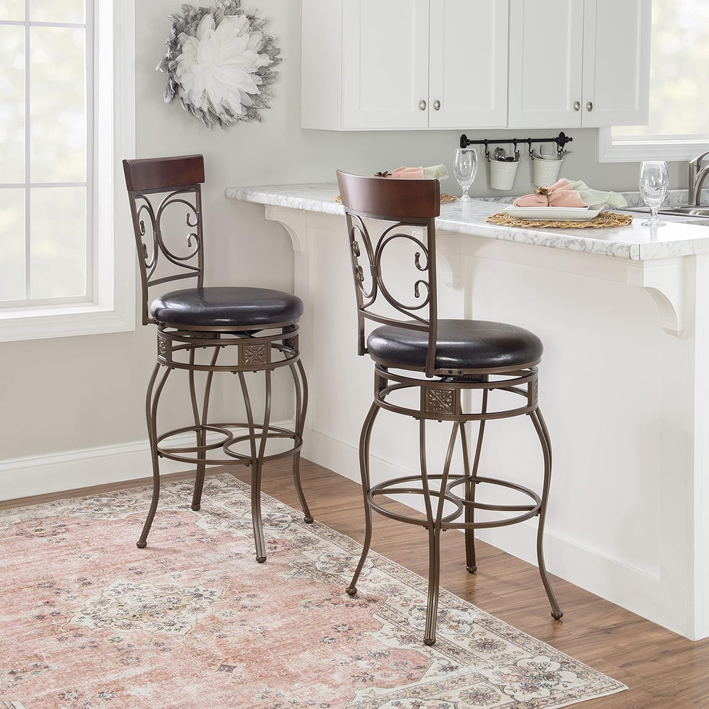 Bar Height Dark Bronze Barstool