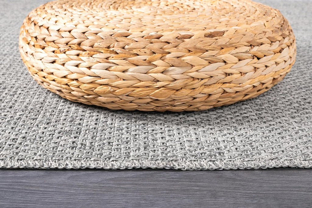 9x12 Easy Jute Indoor Outdoor Gray Rug