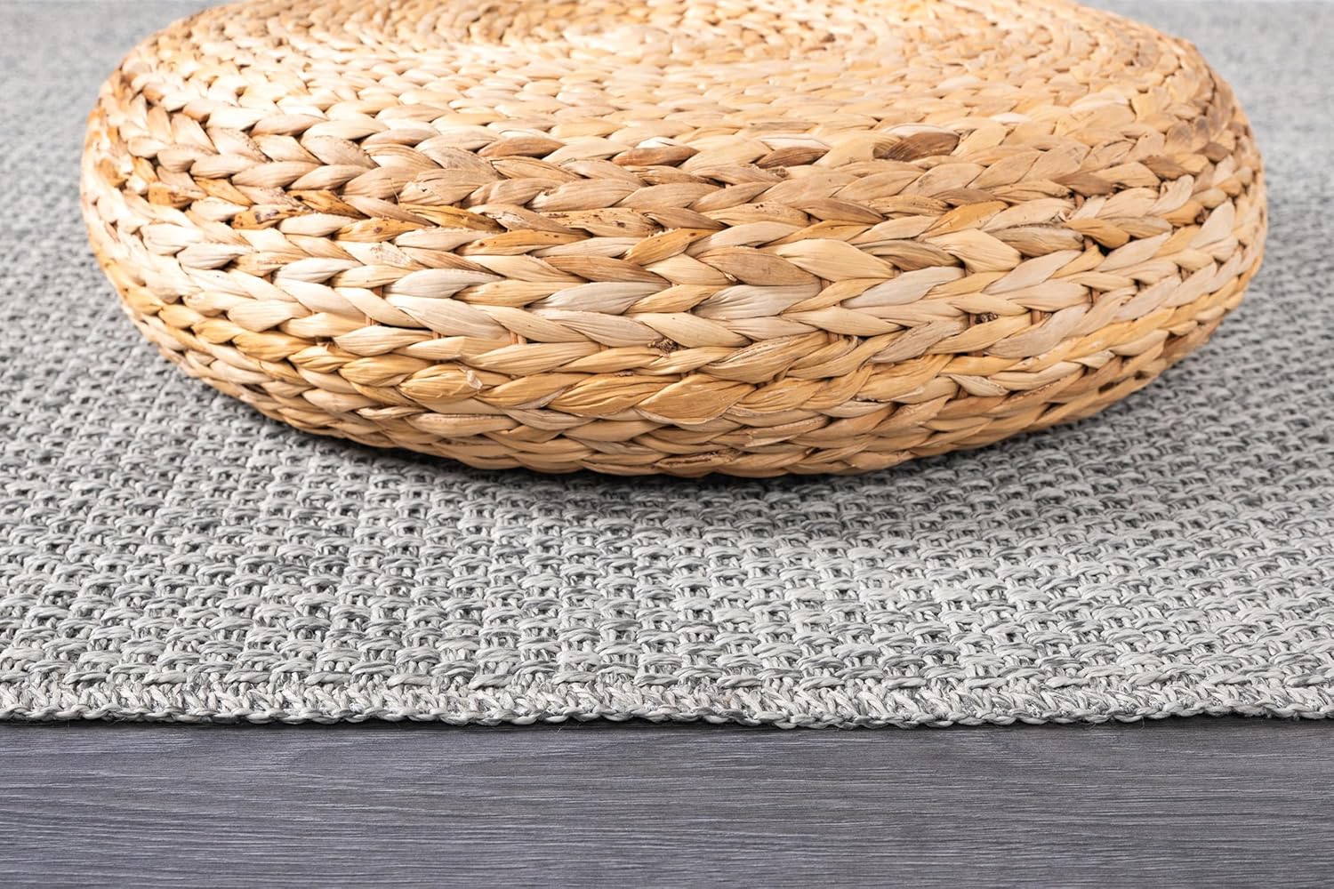 9x12 Easy Jute Indoor Outdoor Gray Rug