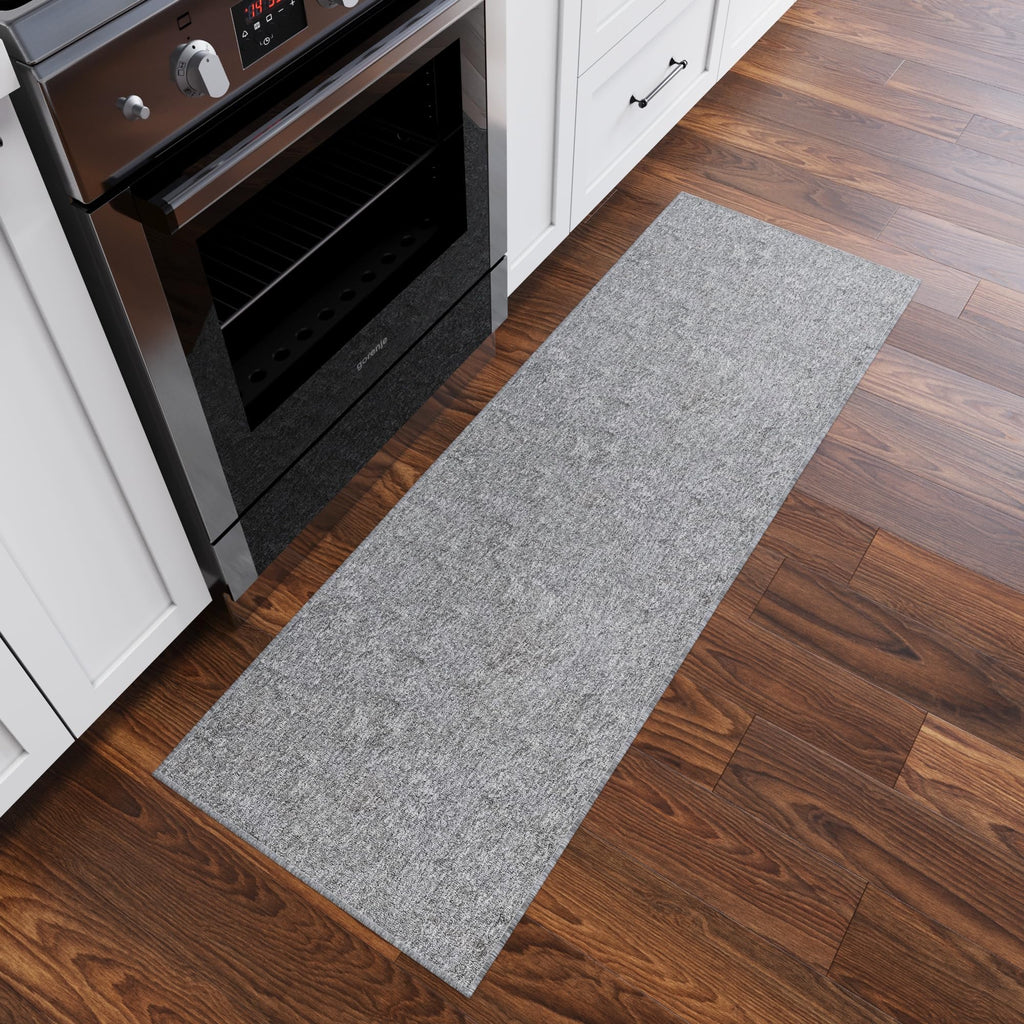 2'7" x 10' Gray Hallway Runner Rug