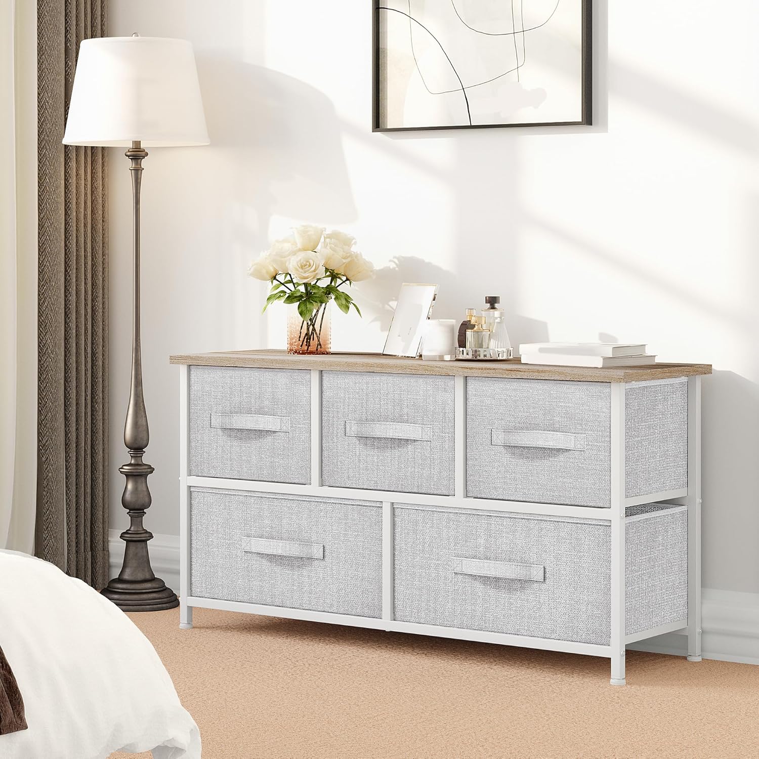 5-Drawer Fabric Storage Dresser