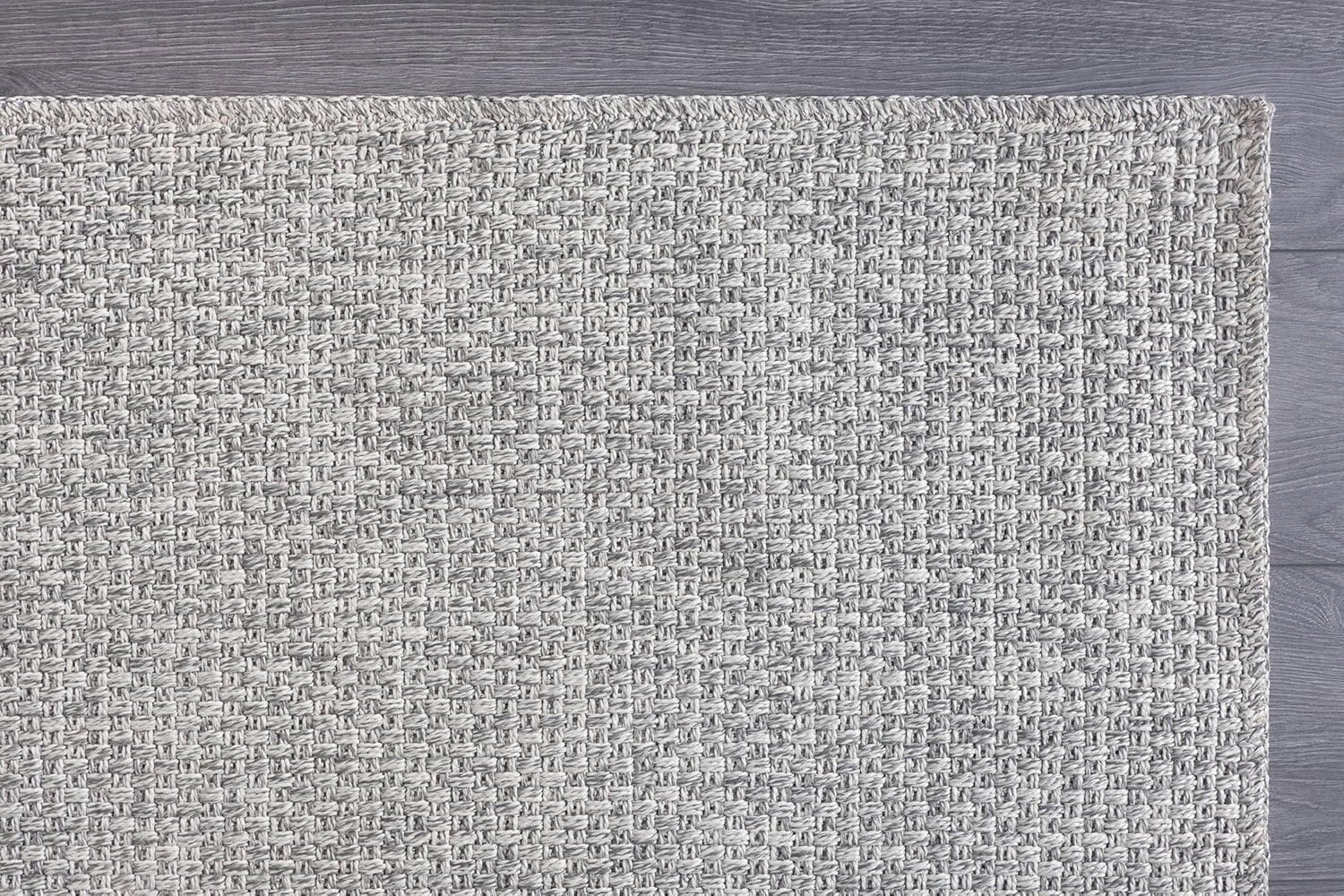 9x12 Easy Jute Indoor Outdoor Gray Rug