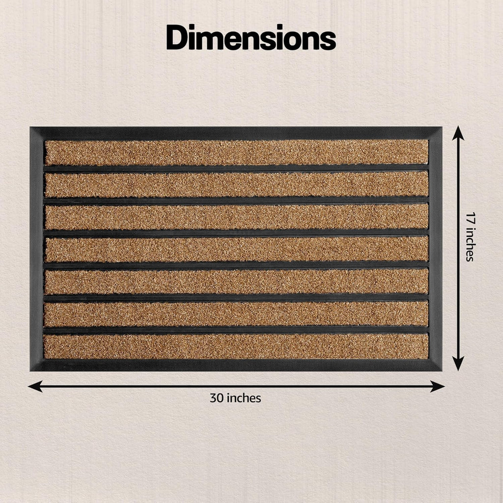 30"x17" Light Brown Door Mat
