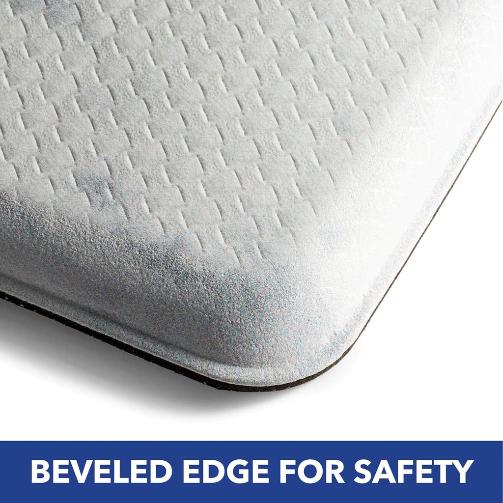 Marble White Anti Fatigue Kitchen Mat 18"x30"