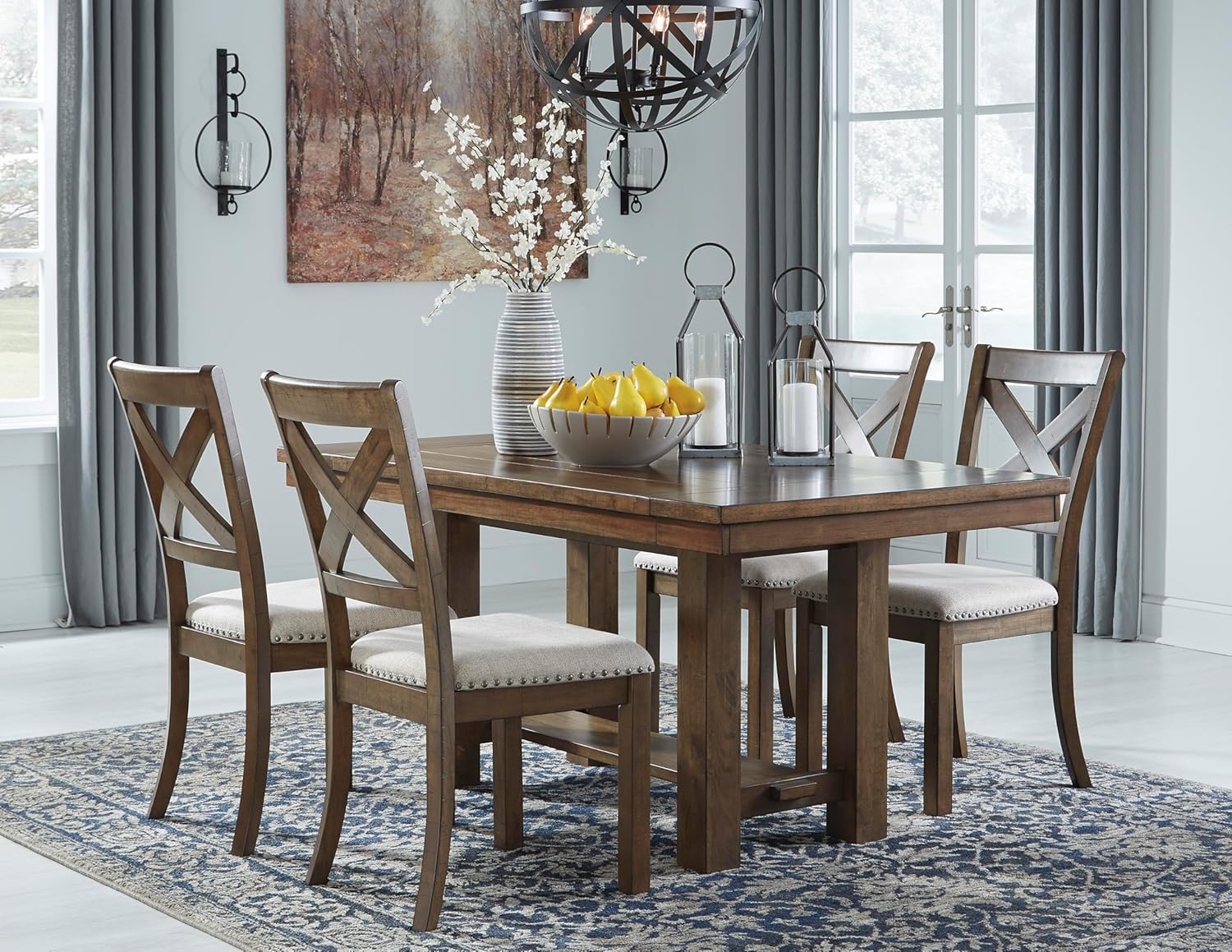 Pair of 19" Upholstered Dining Chairs