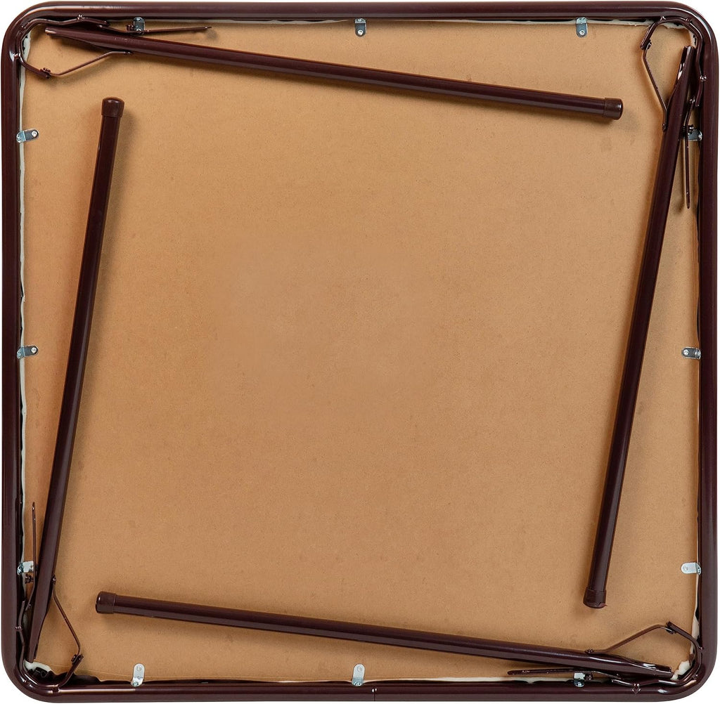 33.5" Square Folding Card Table with Padded Top