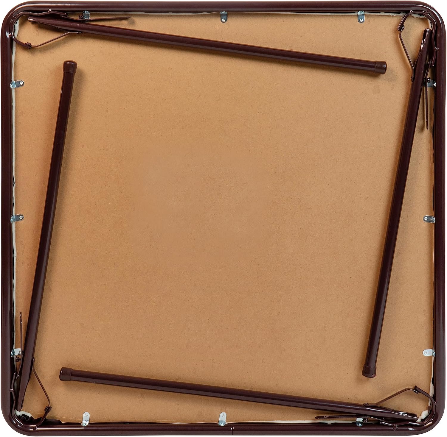 33.5" Square Folding Card Table with Padded Top