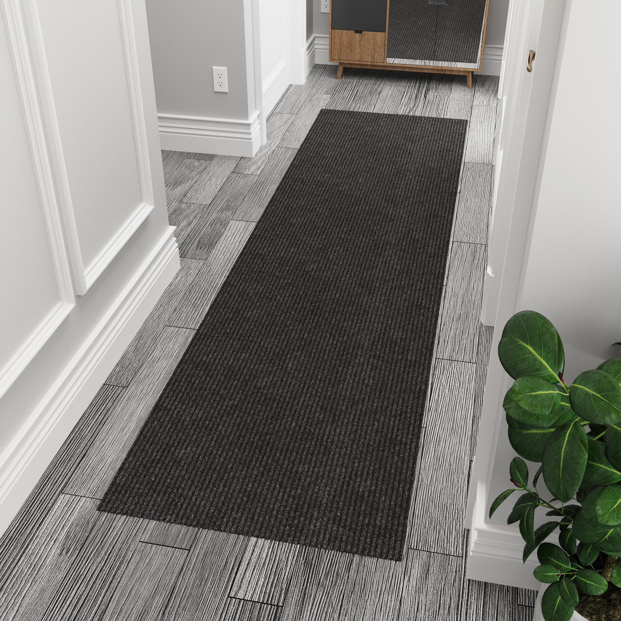 2' x 6' Hallway Runner Rug with Non-Slip Backing