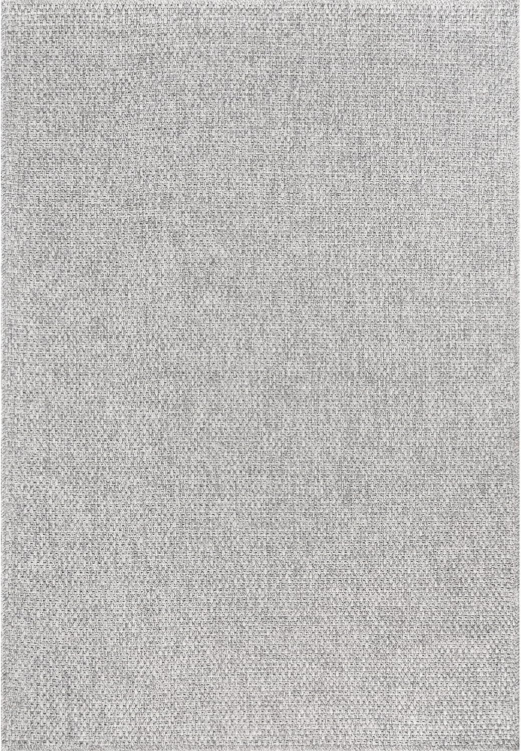 9x12 Easy Jute Indoor Outdoor Gray Rug