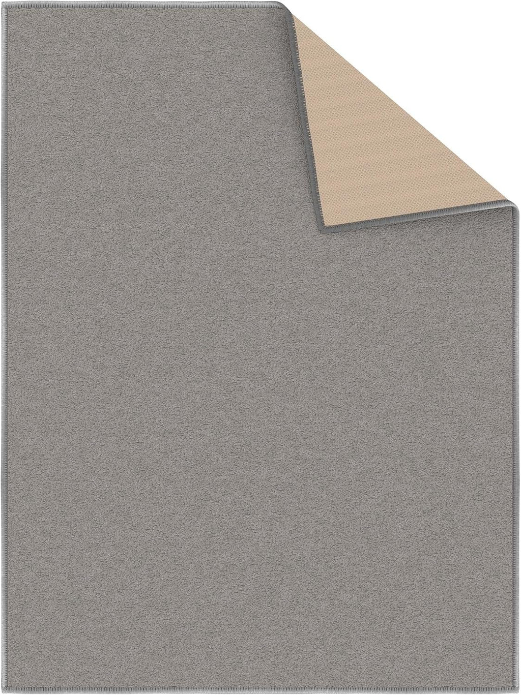 Small Gray Non-Slip Area Rug 2'3" x 3'