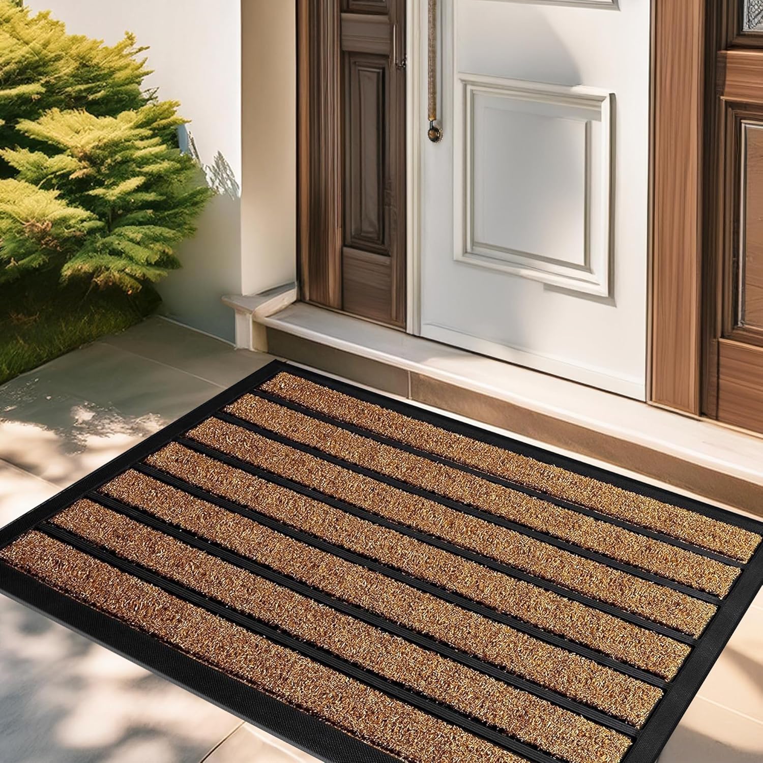30"x17" Light Brown Door Mat