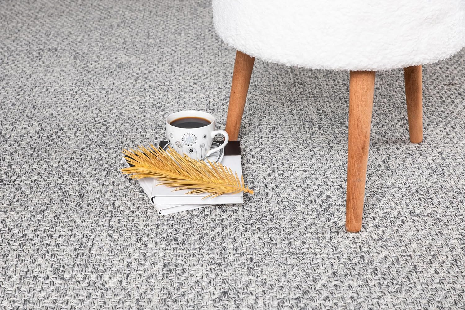 9x12 Easy Jute Indoor Outdoor Gray Rug