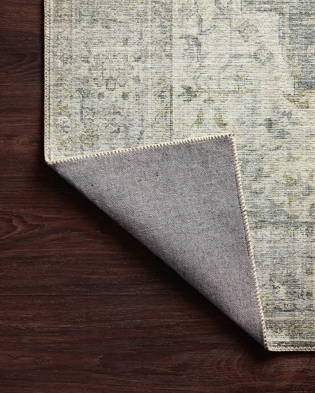 2'x5' Charcoal/Dove Accent Rug