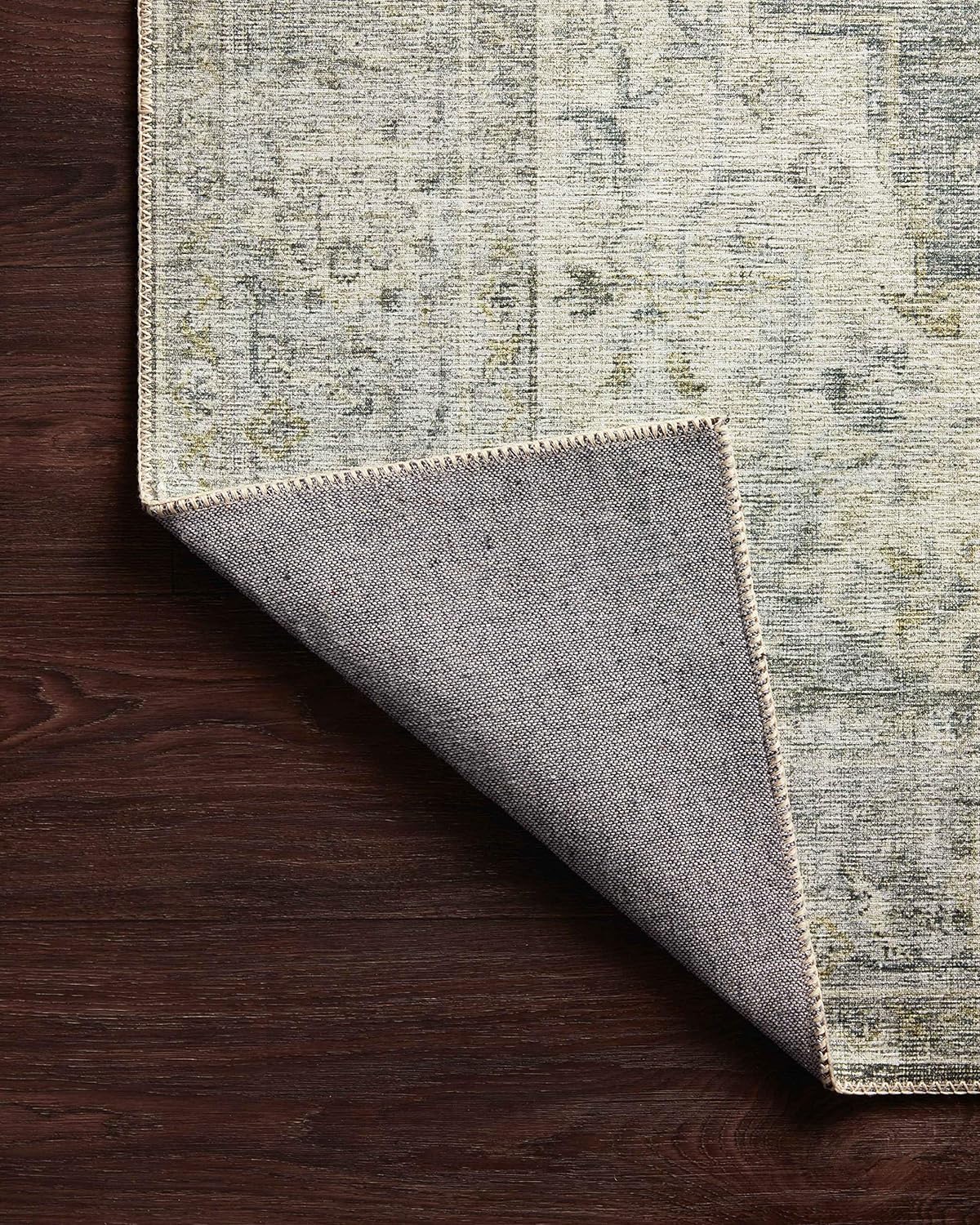2'x5' Charcoal/Dove Accent Rug