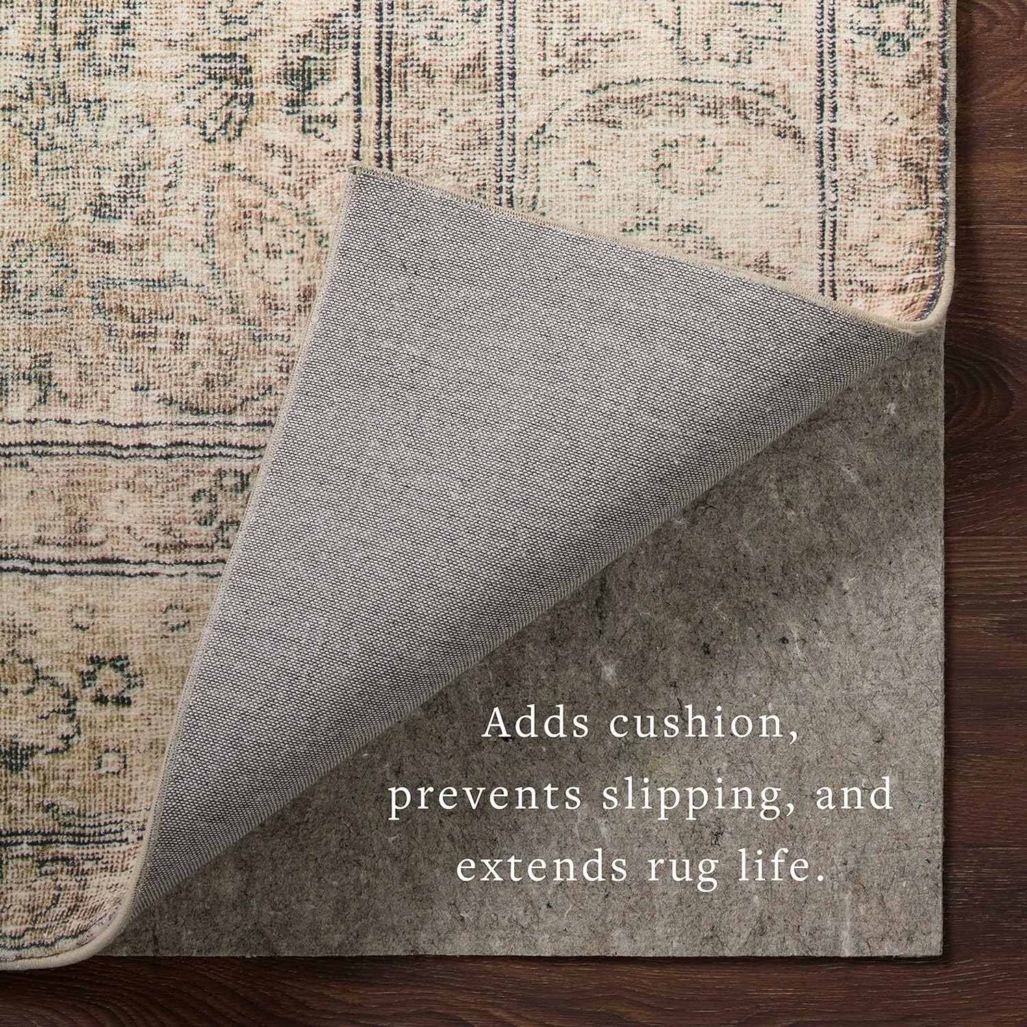 2'x4' Rug Pad for Multi-Surface Floors