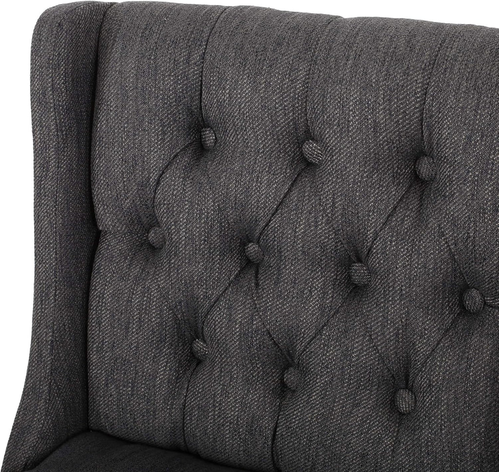Contemporary Wingback Barstools (Set of 2)