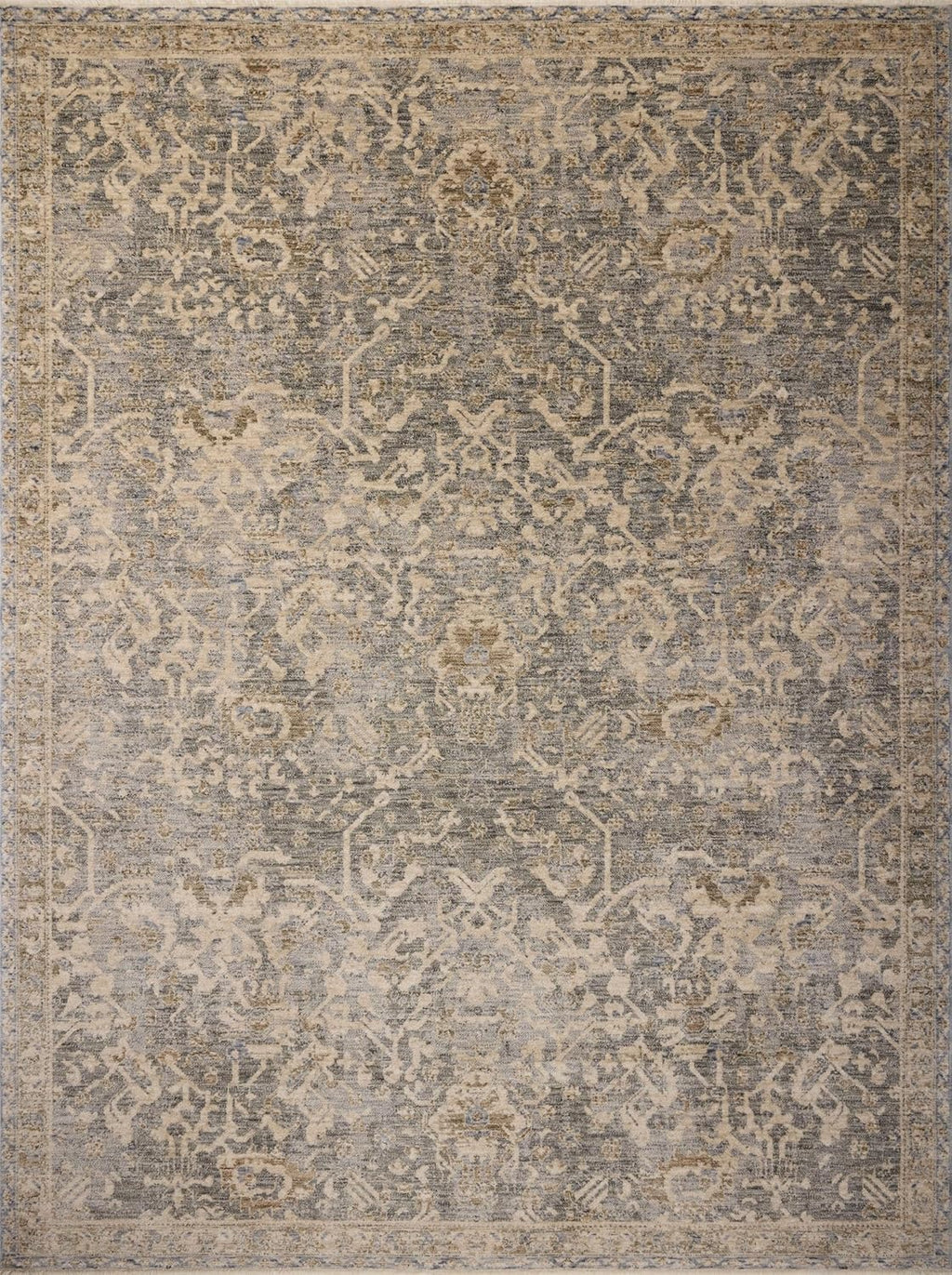 2'x3' Blue/Natural Accent Rug