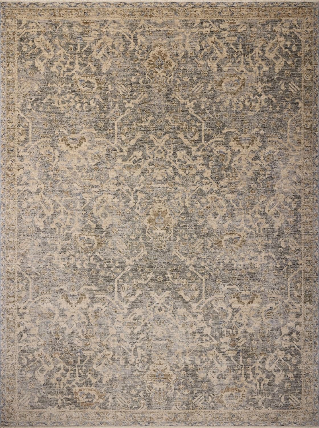 2'x3' Blue/Natural Accent Rug