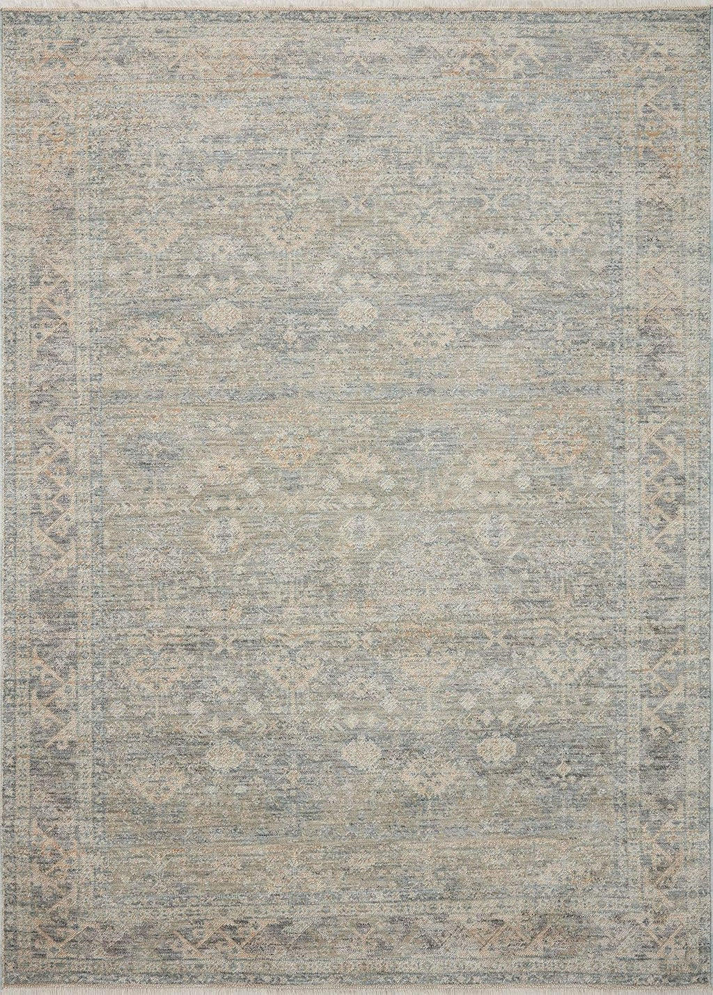 2' x 3' Sky/Beige Accent Rug